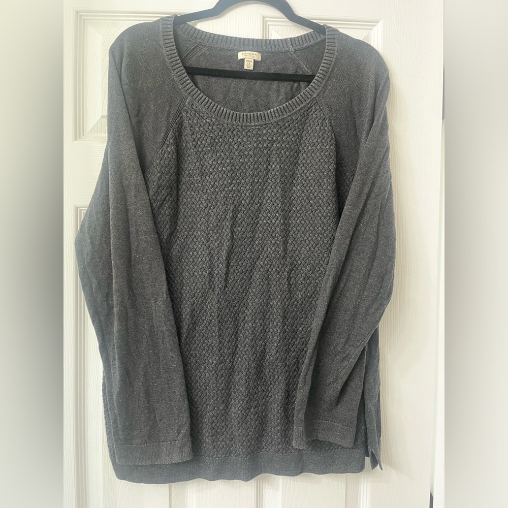 Sonoma brand grey sweater xl